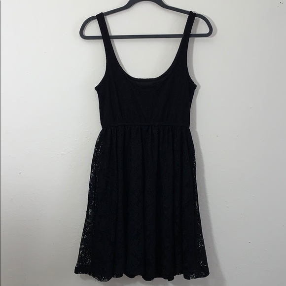 Catch My I Dresses & Skirts - Black Lace Party Dress w/ Slip